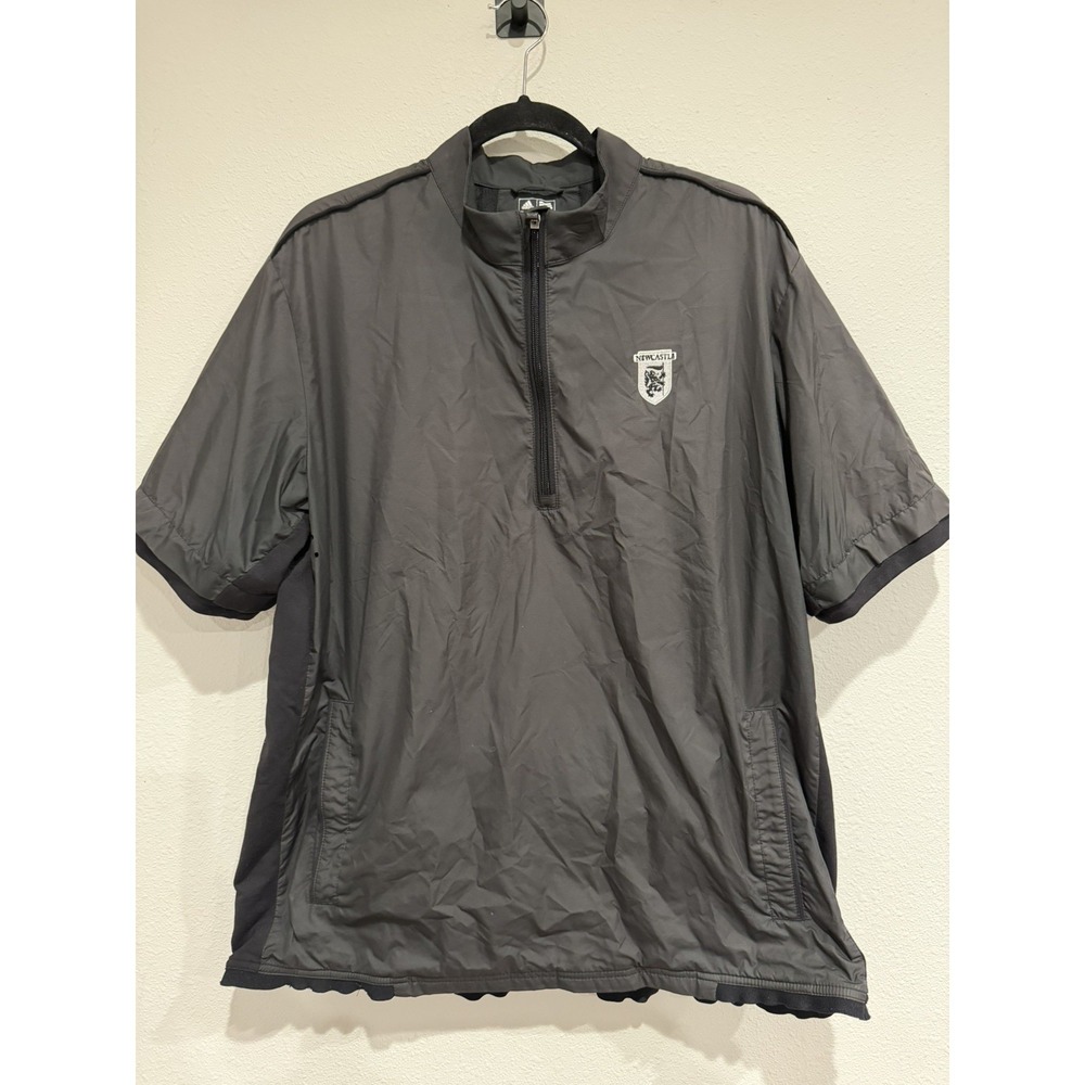 Newcastle Adidas Golf Mens Climaproof Short Sleeve Quarter Zip Size Large